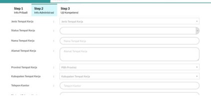 Proses Upload Data Persyaratan STR Baru Step Kedua