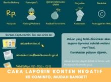 Cara Mudah Laporin Konten Negatif Ke Kominfo Agar Tidak Merajalela