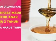 manfaat madu untuk anak dua tahun