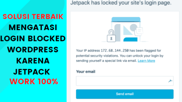 Cara Mengatasi Login Blocked Wordpress Karena Jetpack Deblog