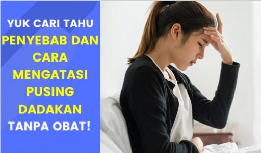 Mengatasi Pusing Dadakan Tanpa Obat