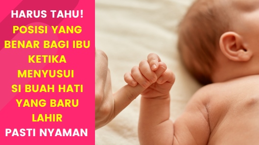 Posisi Benar Menyusui Bayi Baru Lahir